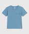 Boys' short-sleeved T-shirt AZUL blue