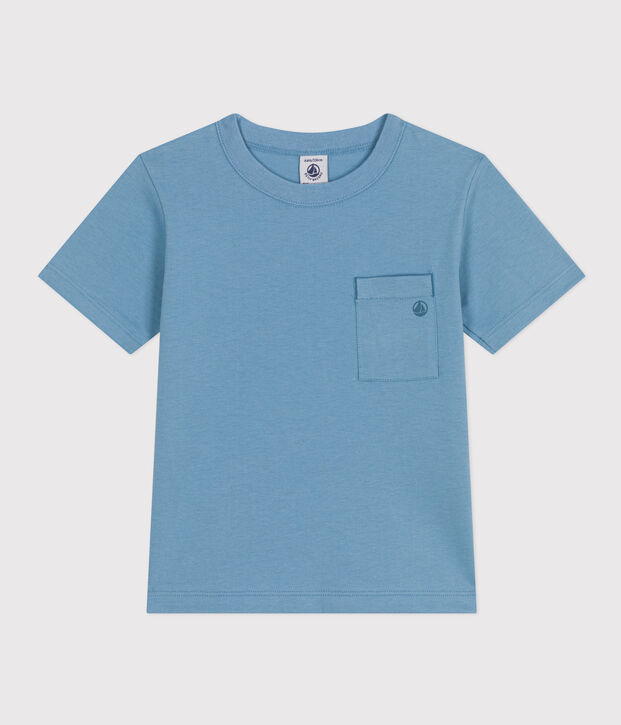 Boys' short-sleeved T-shirt blue