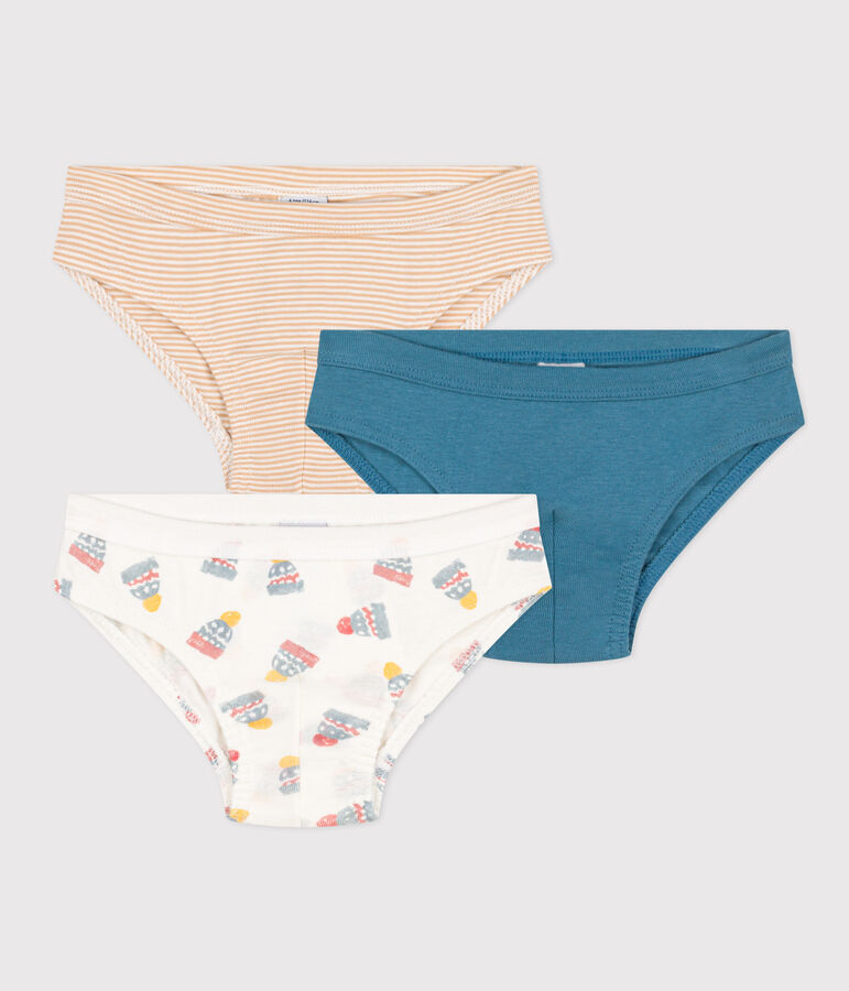 Boys' Hat Cotton Briefs - 3-Pack multicolor