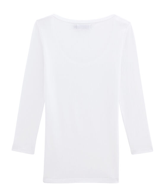 Women's 3/4 sleeved t-shirt ECUME white