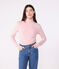 The Iconic cotton polo neck top for women JOLI pink