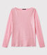 Women's iridescent linen long-sleeve tee