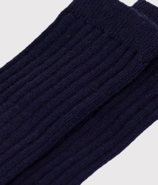 Babies' wool and cotton long socks. variante 1