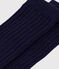 Babies' wool and cotton long socks. variante 1