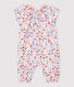 Baby Girls' Floral Organic Cotton Easy-Care Jumpsuit
