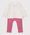 Baby outfit in cotton with a floral print multicolor
