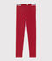 Girls' Cotton and Elastane Jeggings TERKUIT red