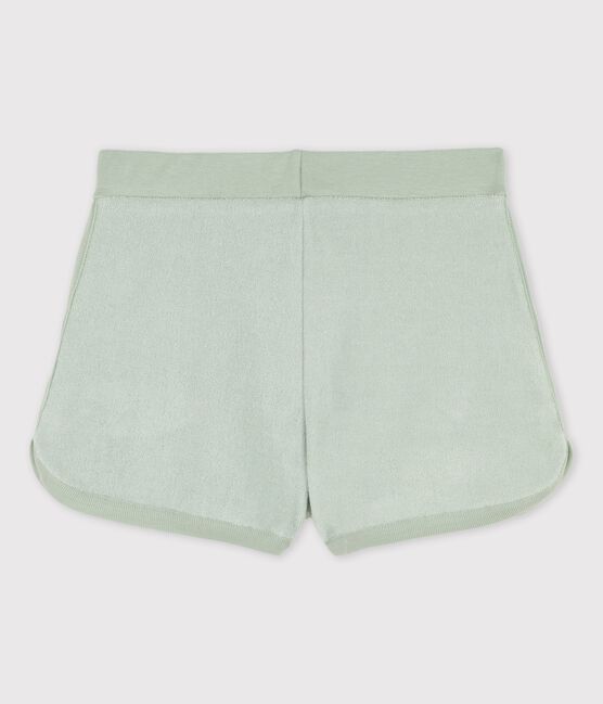 Girl's Terry Towelling Shorts HERBIER green