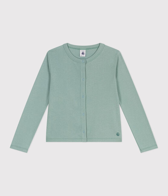 Children's plain cotton cardigan PAUL green