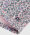 Girls' long-sleeved cotton dress JOLI pink/MULTICO white