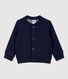 Babies' Quilted Tube Knit Cardigan