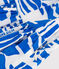 Children's long strappy dress in printed cotton MARSHMALLOW blue/PORCELANA