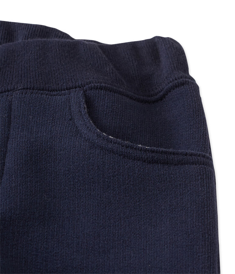 Baby boy's fleece pants blue