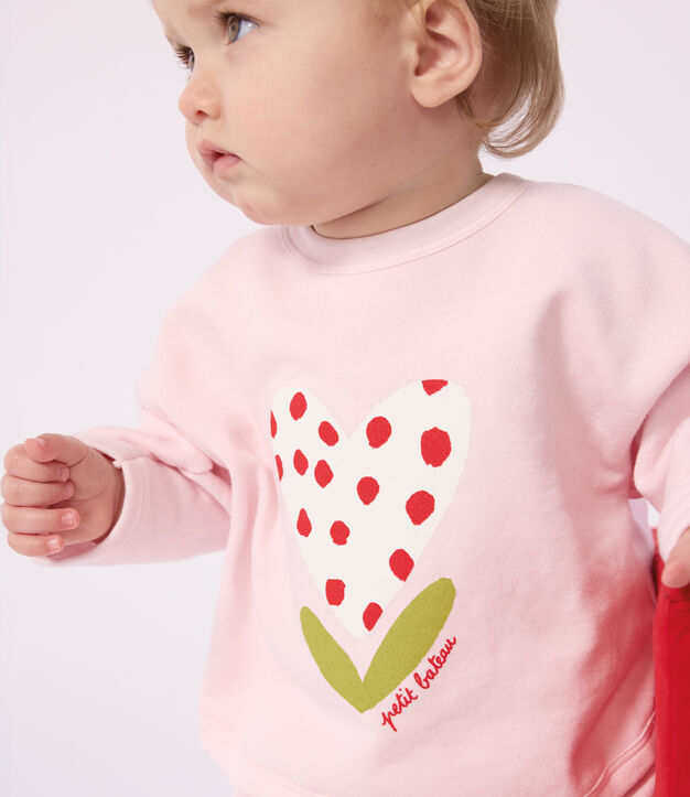 Baby cotton sweatshirt with patterns BARELY