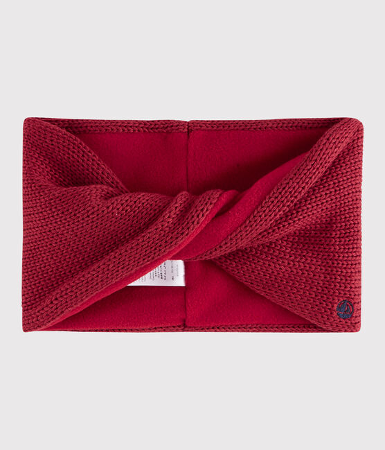 Unisex Cabled Snood POPPY pink
