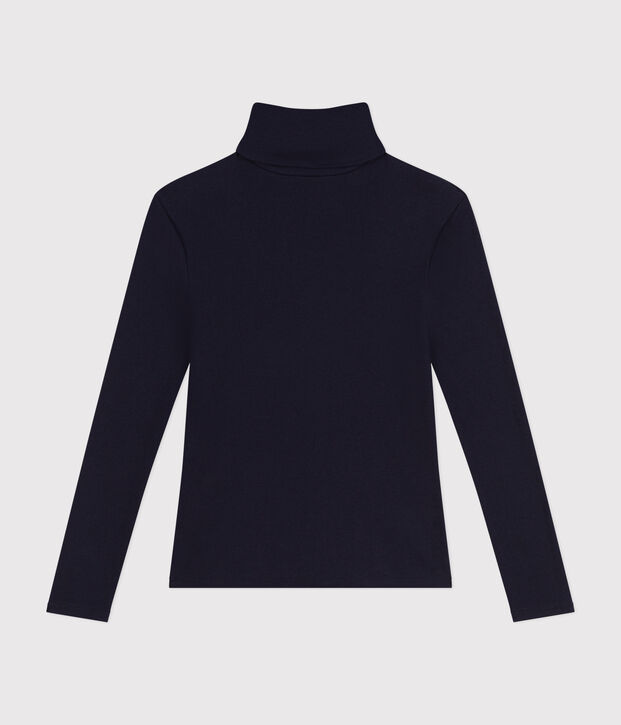 Women's Iconic roll neck in 2x2 rib knit SMOKING