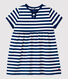 Babies' Short-Sleeved Striped Jersey Dress