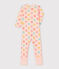 Baby Girls' Ribbed Sleepsuit FLEUR pink/MULTICO white