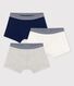 Boys' Cotton Boxer Shorts - 3-Pack