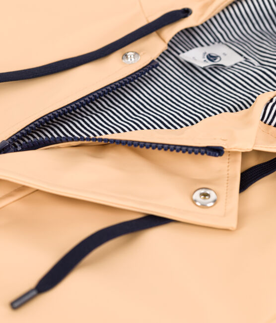 Iconic Recycled Fabric and Organic Cotton Raincoat TRENCH beige