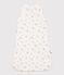 Babies' 1.5 TOG floral-print cotton sleeping bag MARSHMALLOW white/MULTICO white