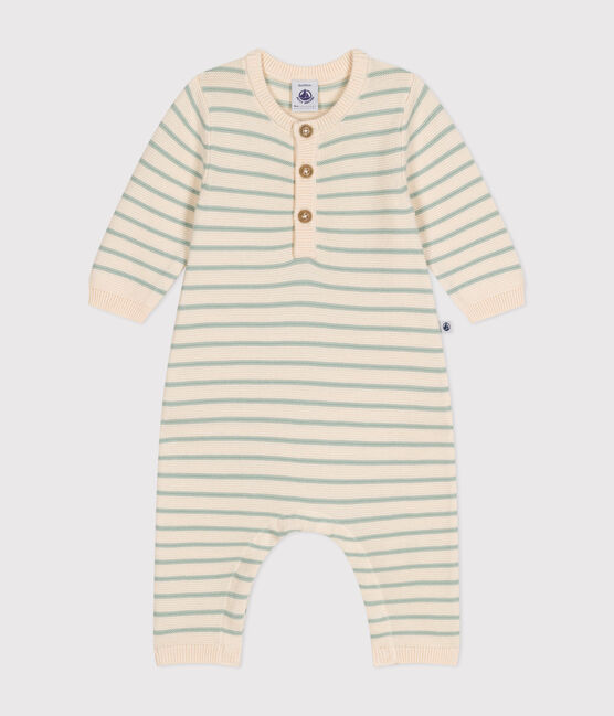 Babies' Knit Jumpsuit AVALANCHE /HERBIER
