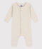 Babies' Ribbed Jumpsuit MONTELIMAR CHINE beige
