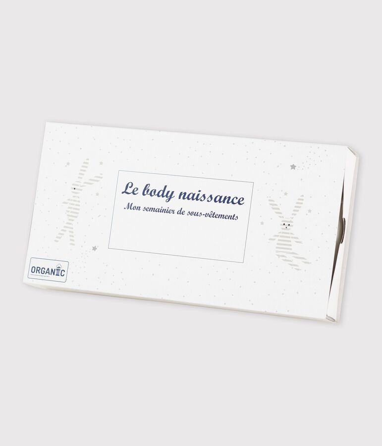 Babies' Short-Sleeved Wrapover Organic Cotton Bodysuits - 5-Pack multicolor