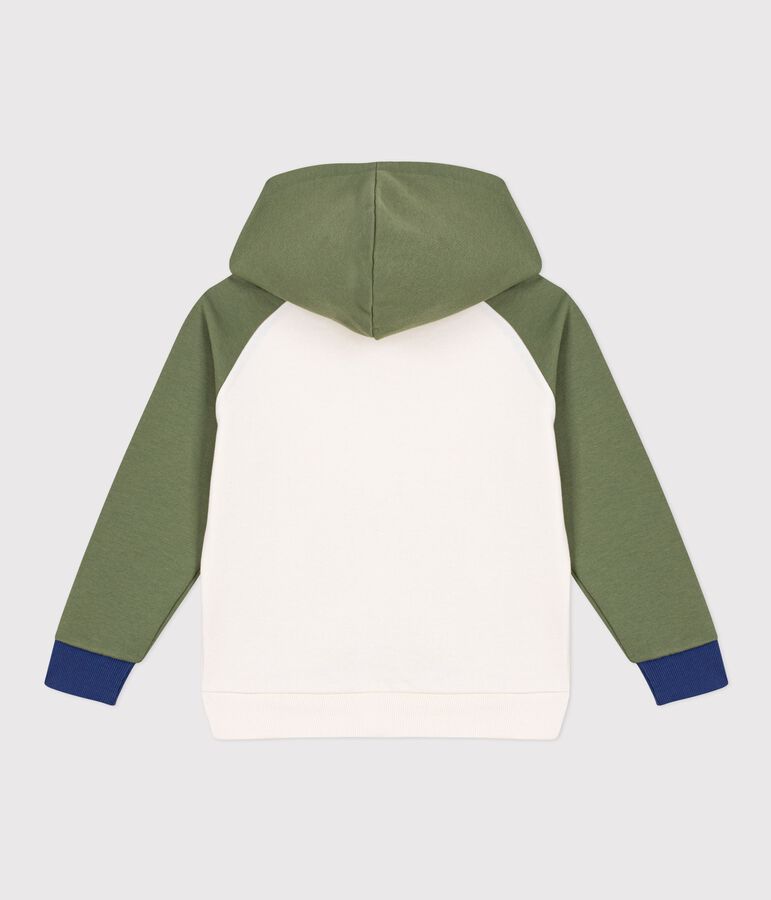 Children's cotton hoodie MILK /MULTICO