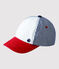 Tricoloured Baby Cap MARSHMALLOW white/MULTICO white