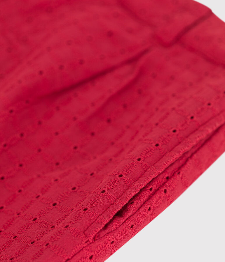 Children's cotton shorts red