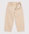 Children's 5-pocket denim trousers. beige