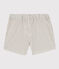 Babies' Seersucker Shorts MARECAGE /MARSHMALLOW