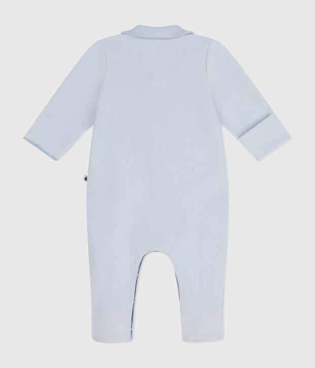 Babies' velour pyjamas blue