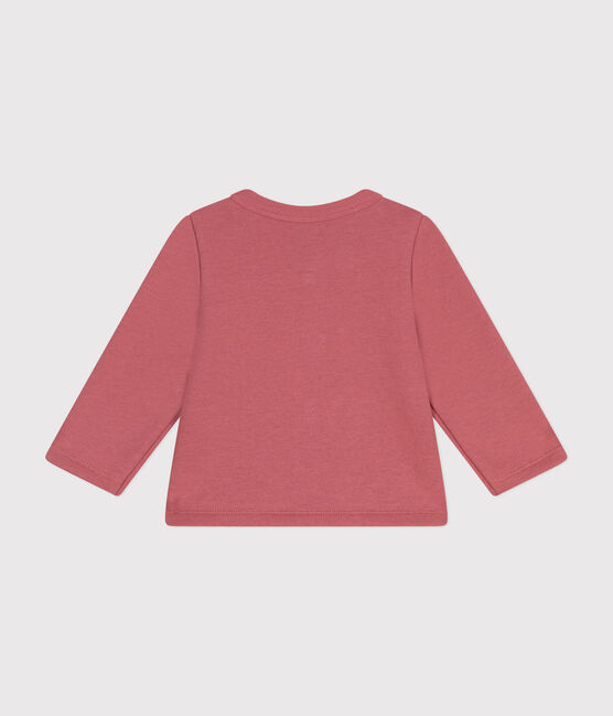 Babies' Fleece Cardigan ROSEWOOD pink