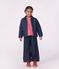 Children's jacket in plain denim with a stars motif blue