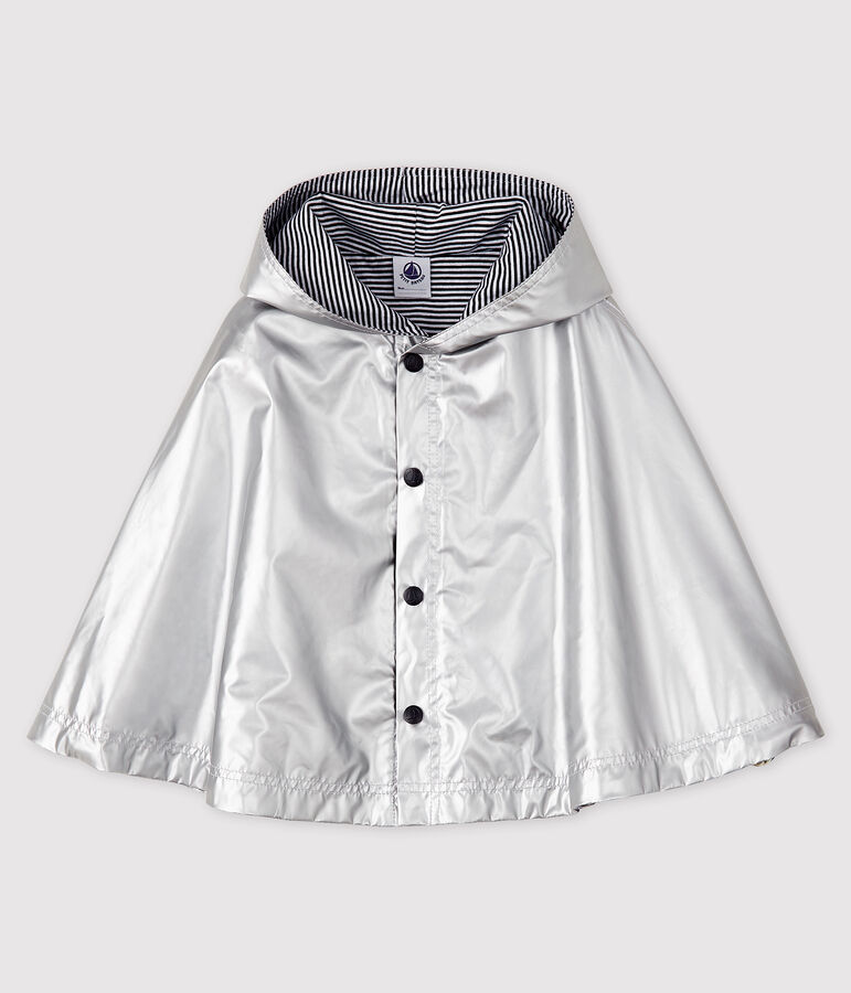 Unisex baby's waterproof cape ARGENT grey