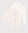Girls' Heart Patterned Cotton Pyjamas - 2-Pack variante 1