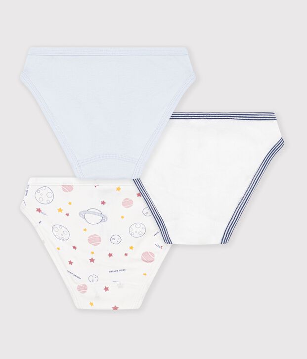 Lot de 3 culottes en coton multicolor
