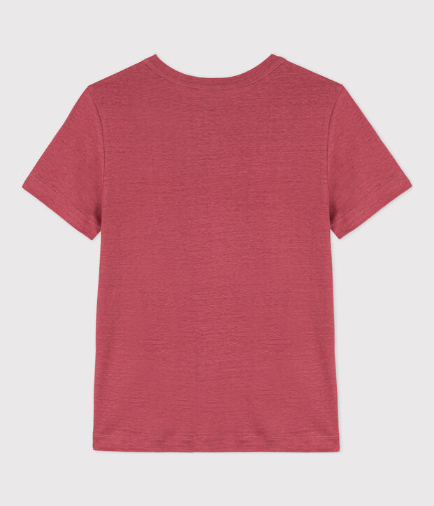Women's Iconic Linen T-Shirt pink