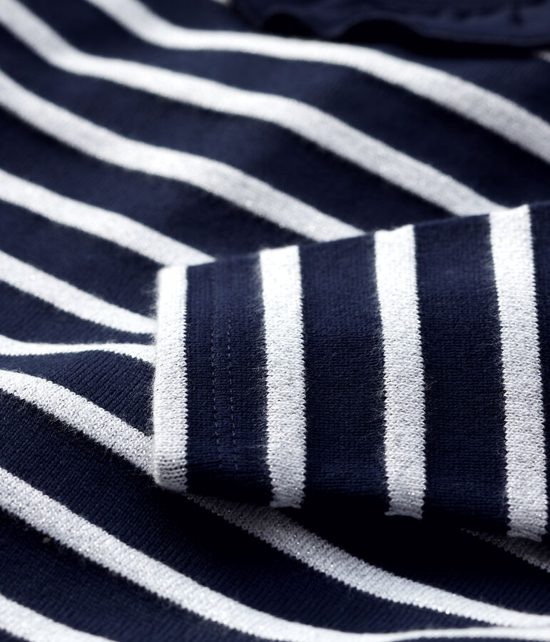 Babies' Cotton Blouse SMOKING blue/MARSHMALLOW ARGENT BRILLANT