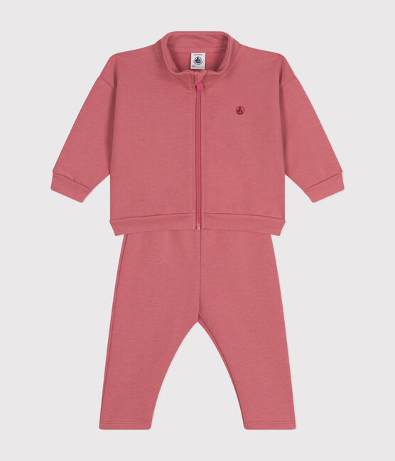Babies' sweatshirt and trousers set ROSEWOOD pink