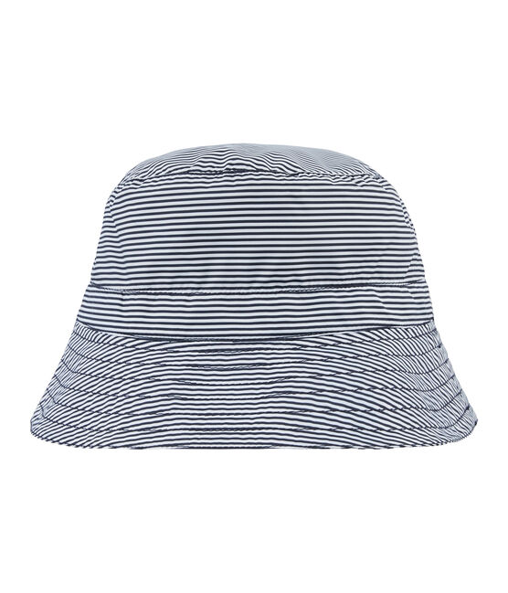 Unisex Reversible Rain Hat SMOKING blue/MARSHMALLOW white