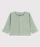 Babies' Cotton and Lyocell Cardigan HERBIER green