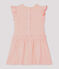 Baby Girls' Pinstriped Dress PATIENCE pink/MARSHMALLOW white