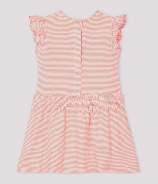 Baby Girls' Pinstriped Dress pink/white