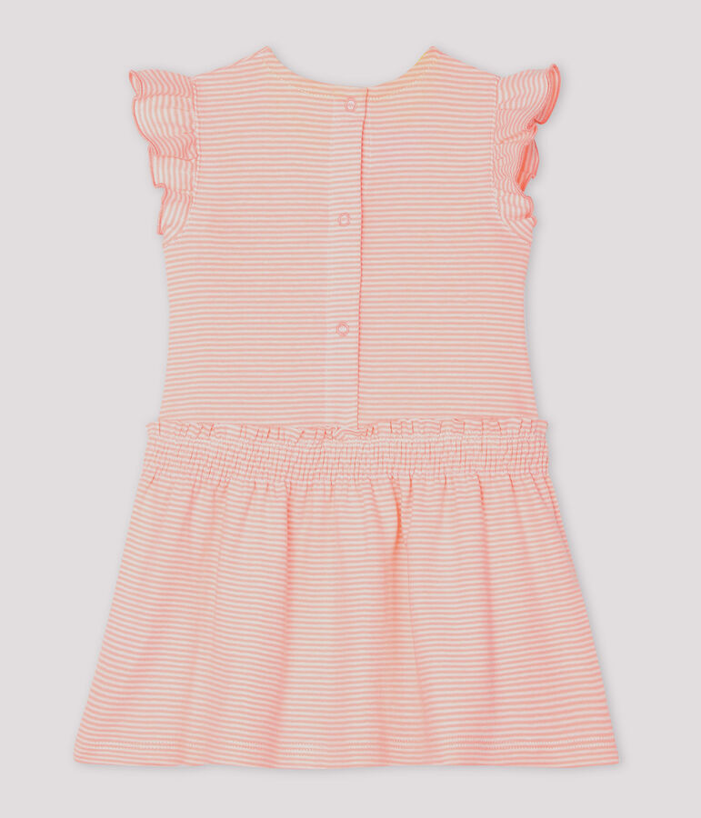 Baby Girls' Pinstriped Dress pink/white