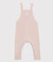 Baby Boys' Long Dungarees in Wool/Nylon/Alpaca Knit FLEUR pink