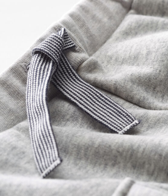 Baby Boys' Velour Knit Trousers BELUGA CHINE grey