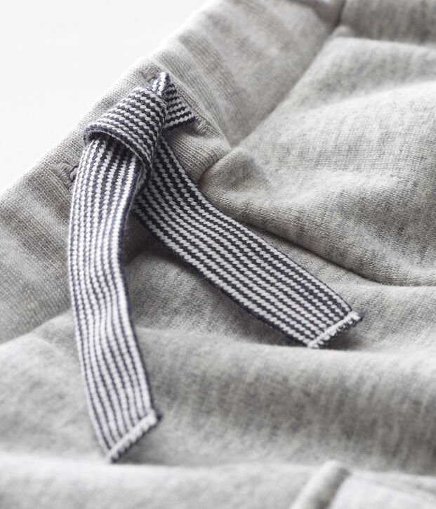 Baby Boys' Velour Knit Trousers BELUGA CHINE